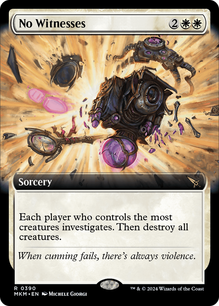 No Witnesses (Extended Art) (390) (MKM)