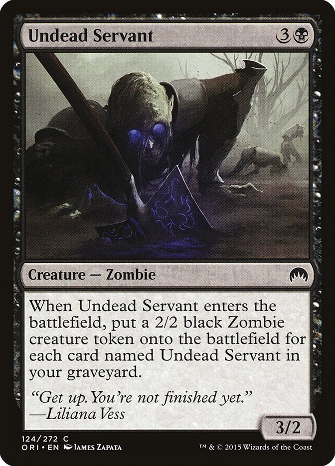 Image for Undead Servant (124) (ORI) - Magic: The Gathering