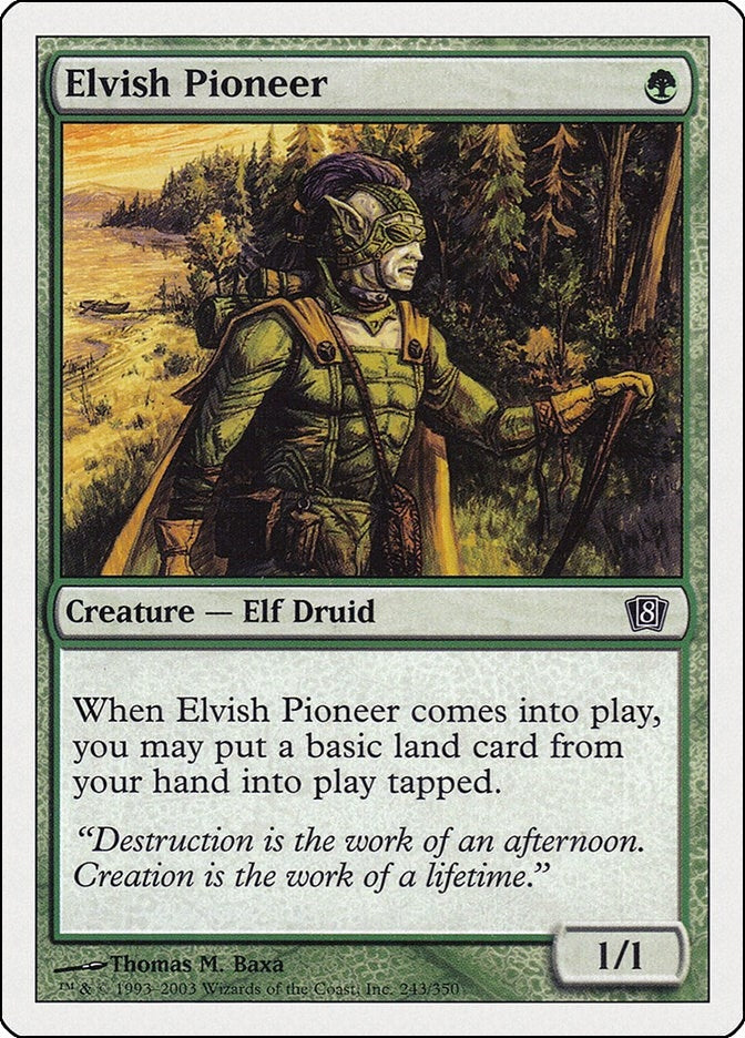 Image for Elvish Pioneer (243) (8ED) - Magic: The Gathering