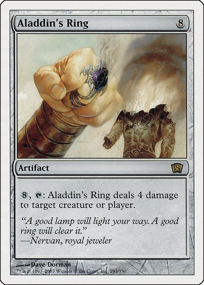 Image for Aladdin's Ring (291) (8ED) - Magic: The Gathering