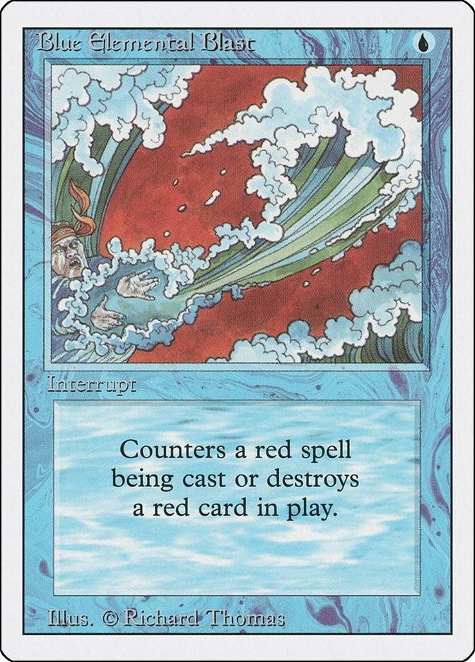 Image for Blue Elemental Blast (3ED) - Magic: The Gathering