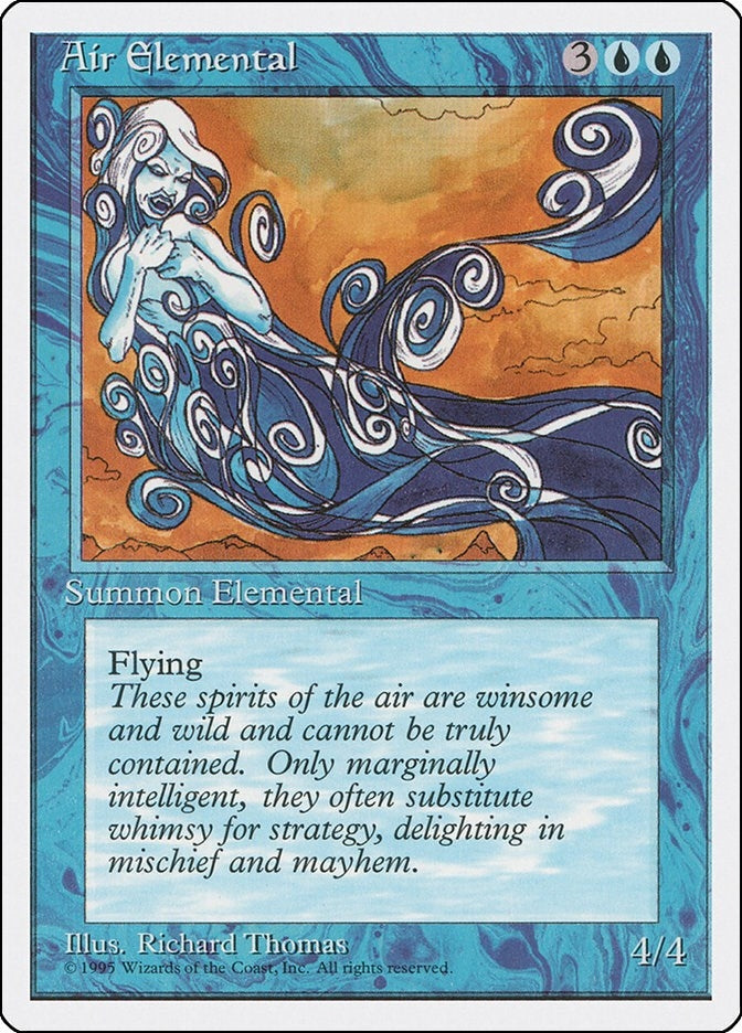 Image for Air Elemental (4ED) - Magic: The Gathering