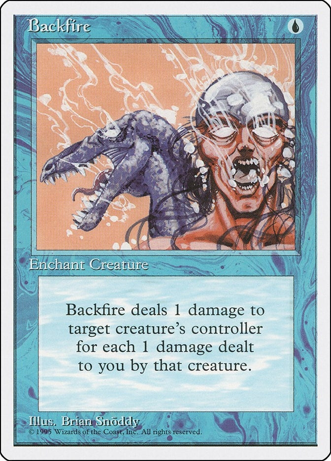 Image for Backfire (4ED) - Magic: The Gathering