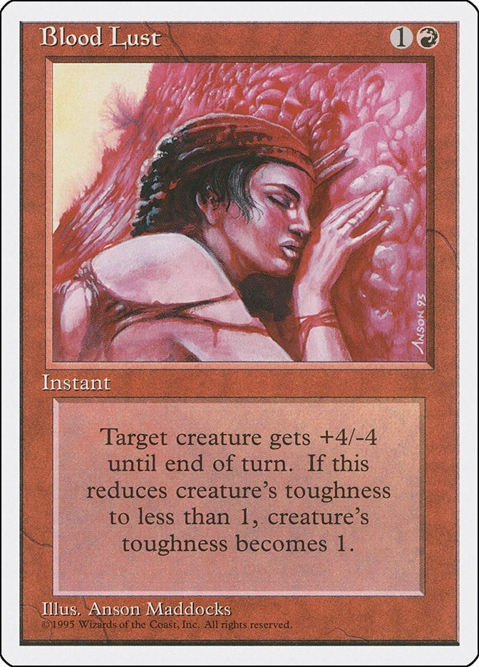 Image for Blood Lust (4ED) - Magic: The Gathering