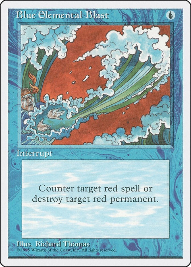 Image for Blue Elemental Blast (4ED) - Magic: The Gathering