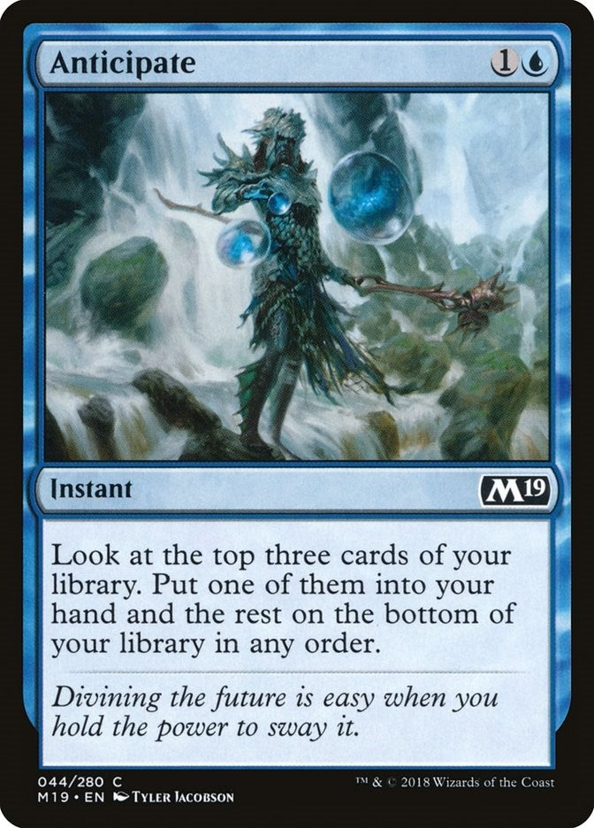 Image for Anticipate (44) (M19) - Magic: The Gathering