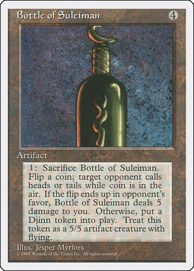 Image for Bottle of Suleiman (4ED) - Magic: The Gathering
