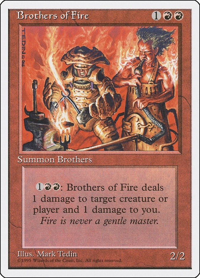 Image for Brothers of Fire (4ED) - Magic: The Gathering