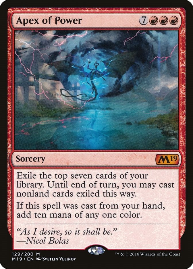 Image for Apex of Power (129) (M19) - Magic: The Gathering
