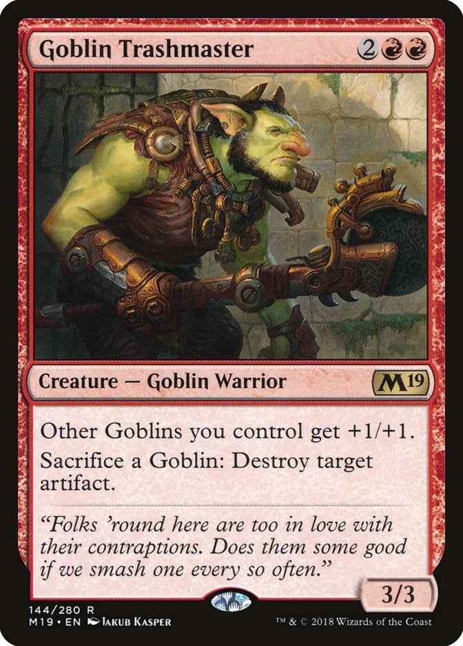 Image for Goblin Trashmaster (144) (M19) - Magic: The Gathering