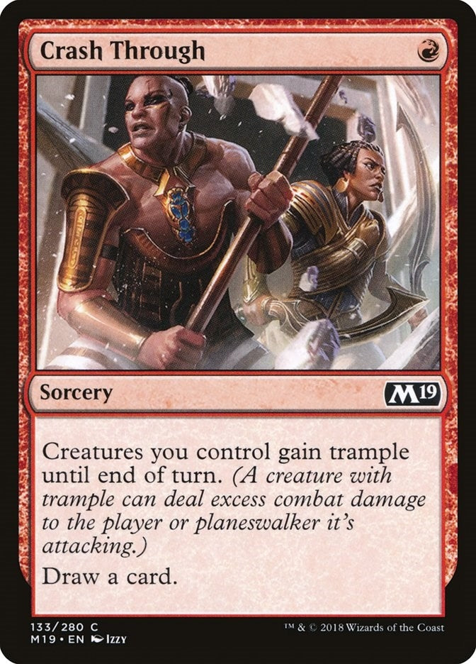 Image for Crash Through (133) (M19) - Magic: The Gathering