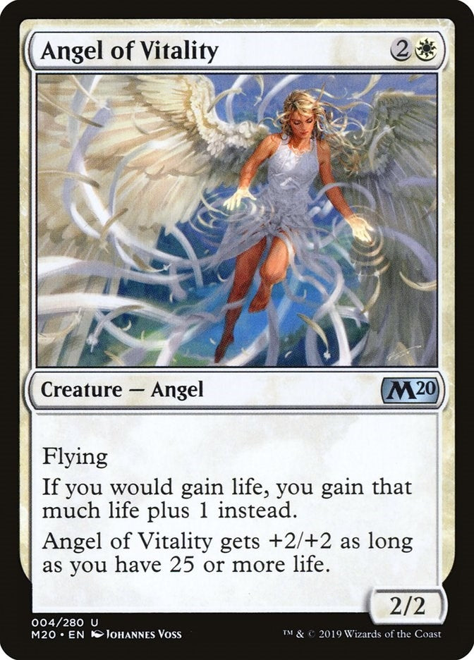 Image for Angel of Vitality (4) (M20) - Magic: The Gathering