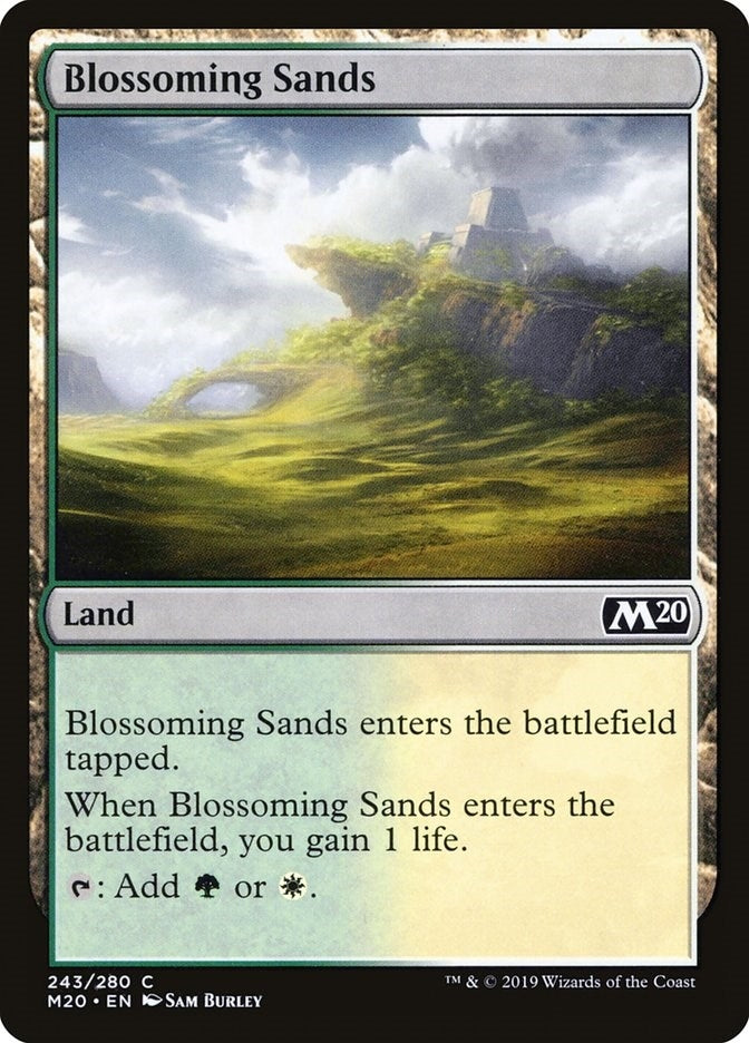 Image for Blossoming Sands (243) (M20) - Magic: The Gathering