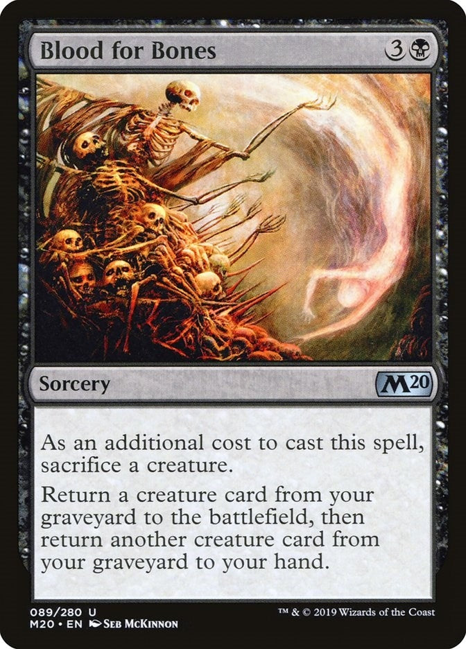Image for Blood for Bones (89) (M20) - Magic: The Gathering
