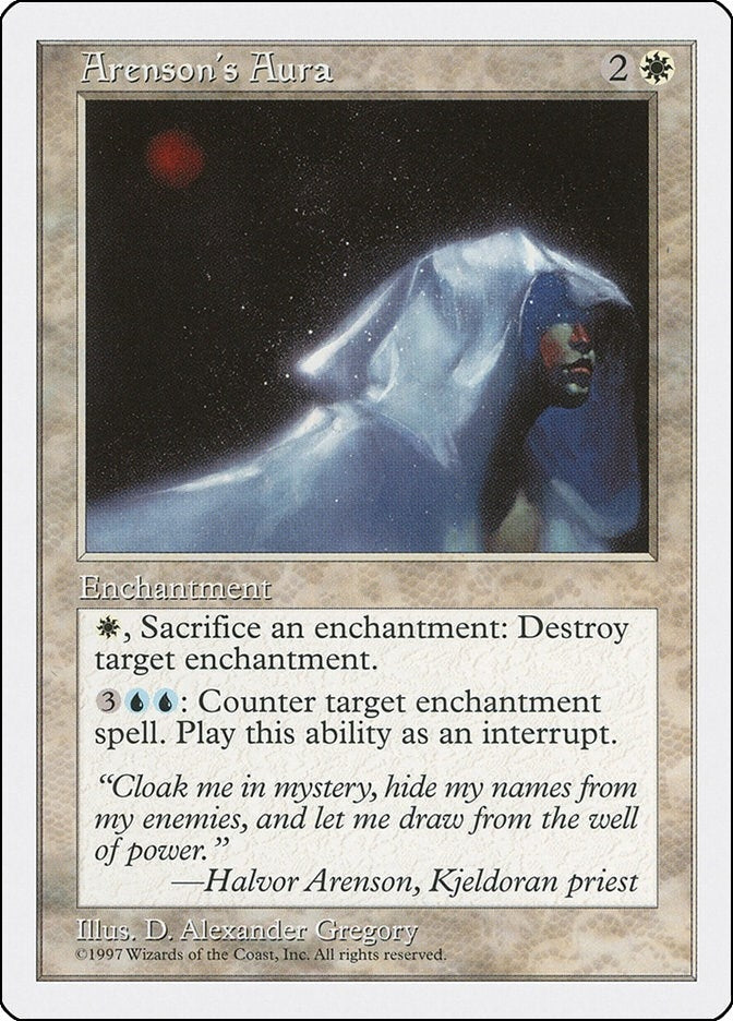 Image for Arenson's Aura (5ED) - Magic: The Gathering