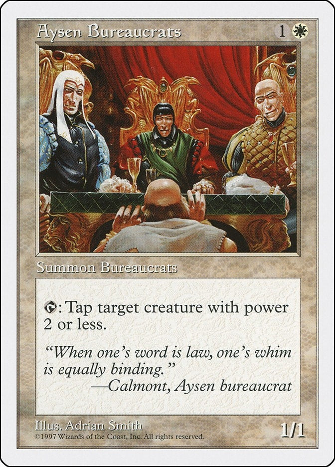 Image for Aysen Bureaucrats (5ED) - Magic: The Gathering