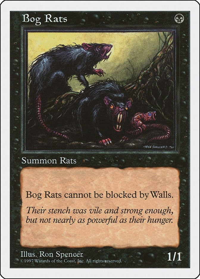 Image for Bog Rats (5ED) - Magic: The Gathering