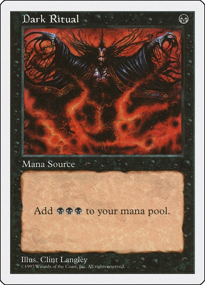 Image for Dark Ritual (5ED) - Magic: The Gathering