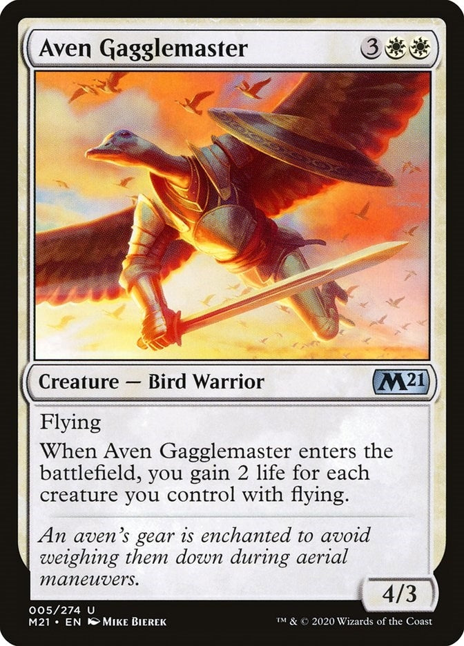 Image for Aven Gagglemaster (5) (M21) - Magic: The Gathering