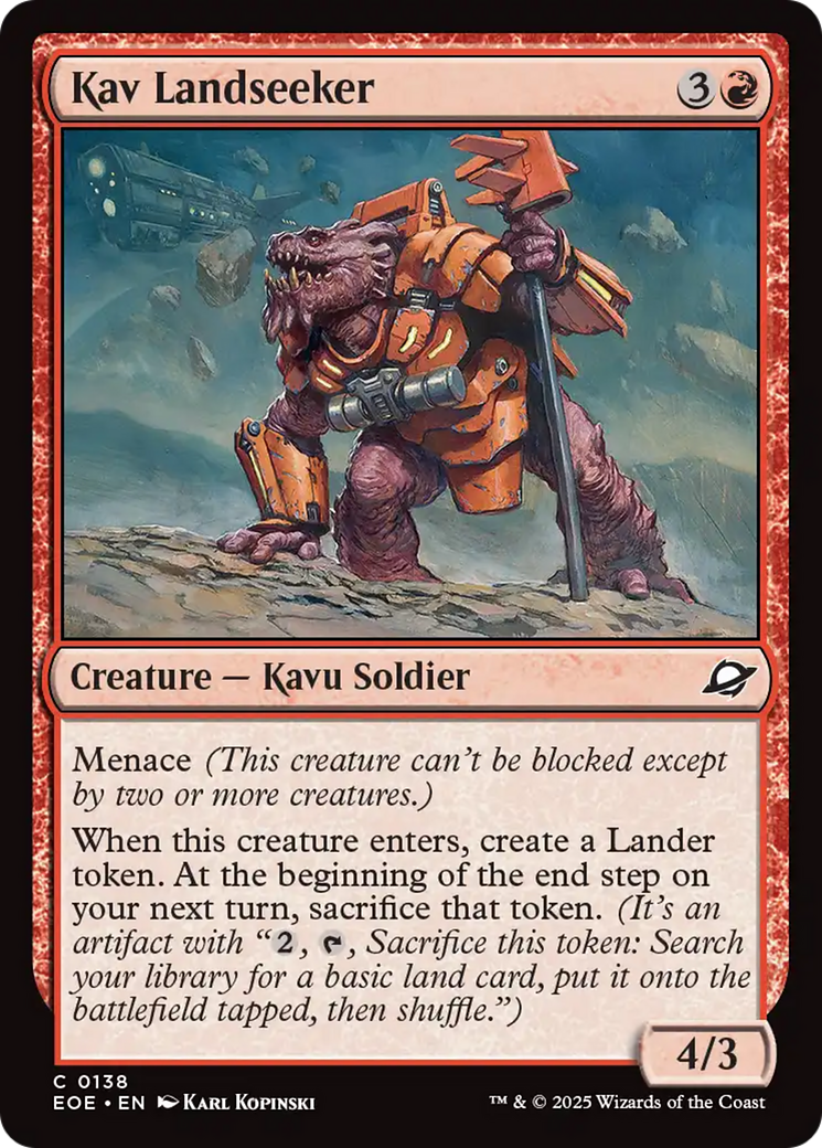 Kav Landseeker (138) (EOE)