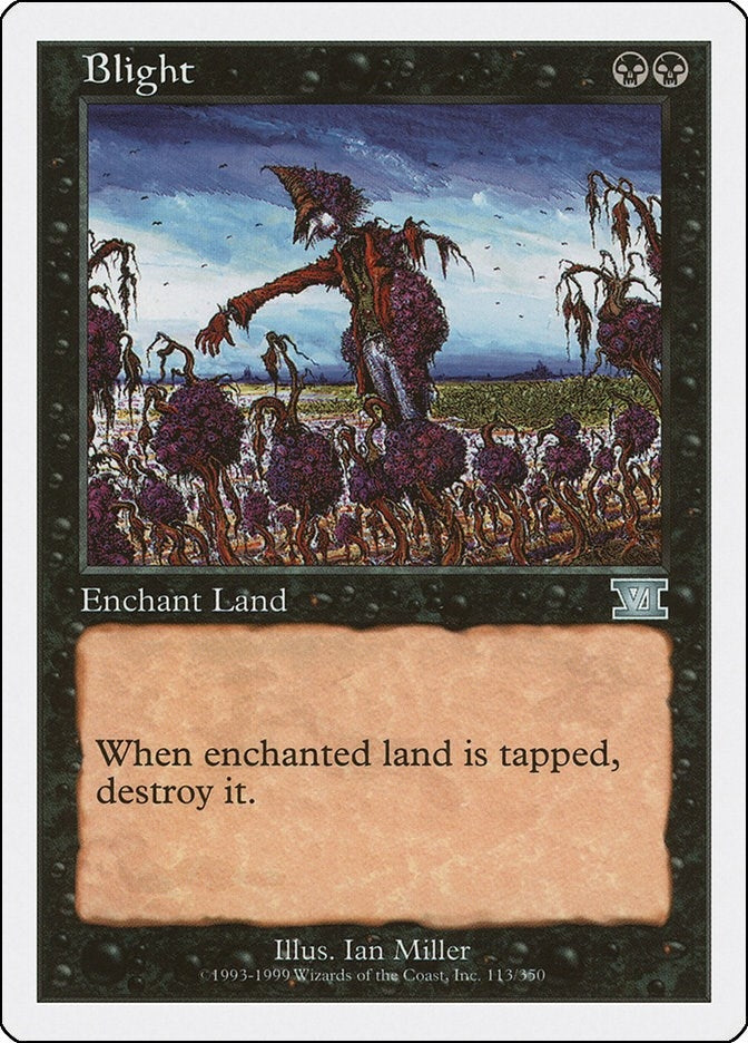 Image for Blight (113) (6ED) - Magic: The Gathering