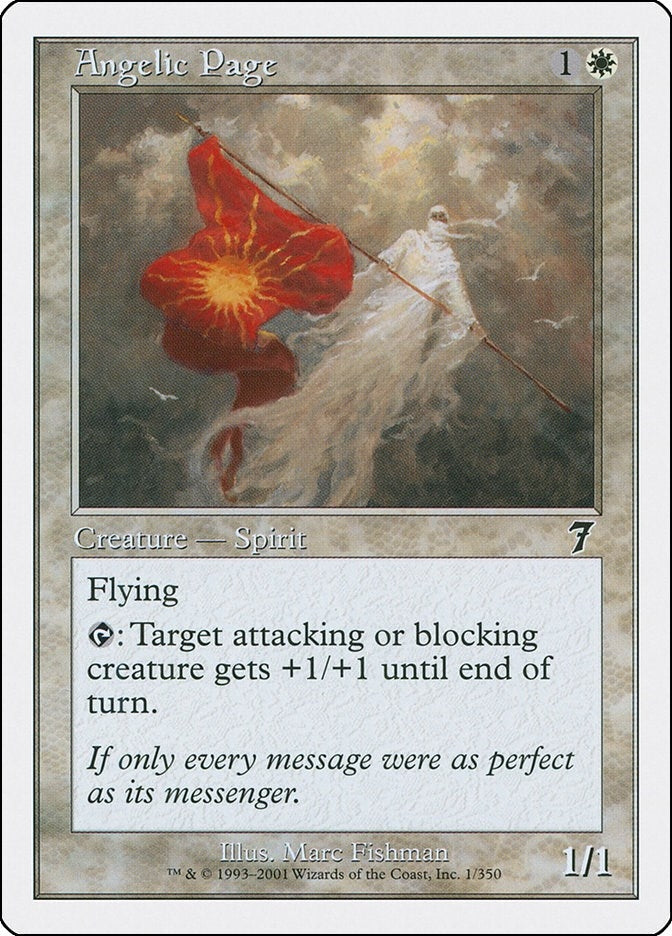 Image for Angelic Page (1) (7ED) - Magic: The Gathering