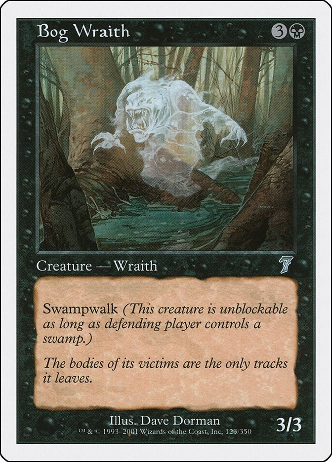 Image for Bog Wraith (123) (7ED) - Magic: The Gathering
