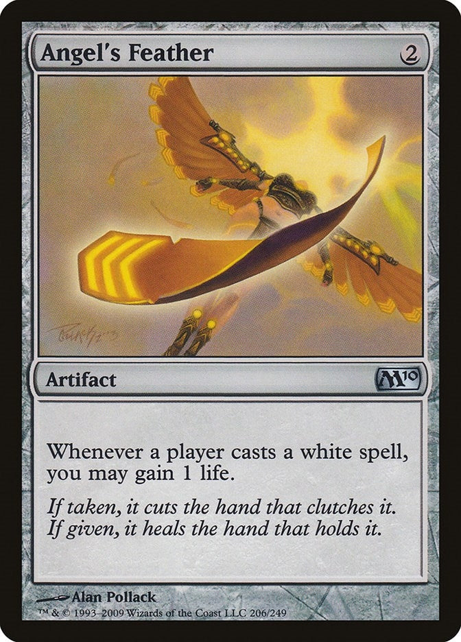 Image for Angel's Feather (206) (M10) - Magic: The Gathering