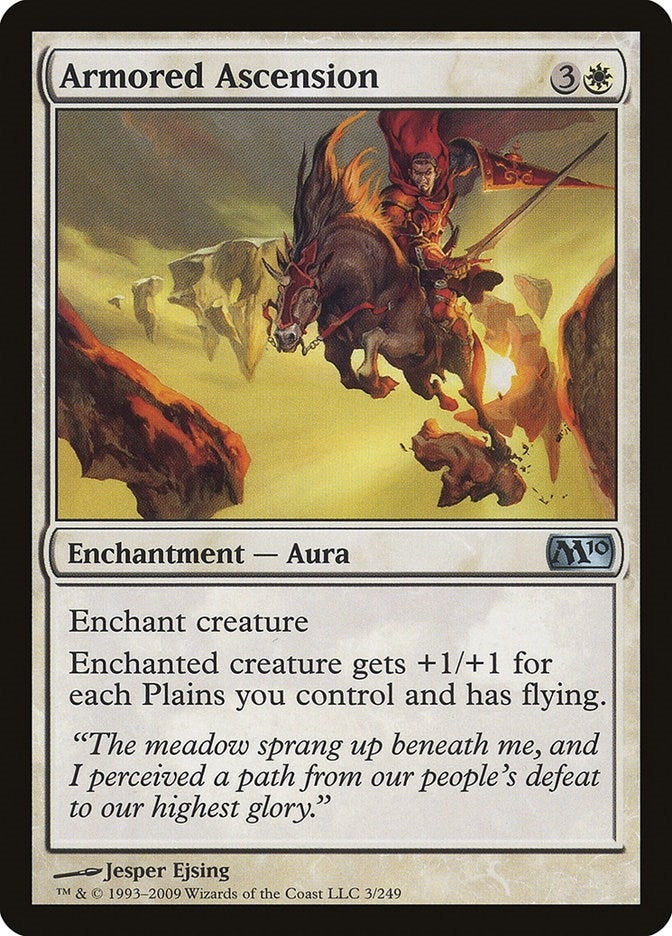 Image for Armored Ascension (3) (M10) - Magic: The Gathering