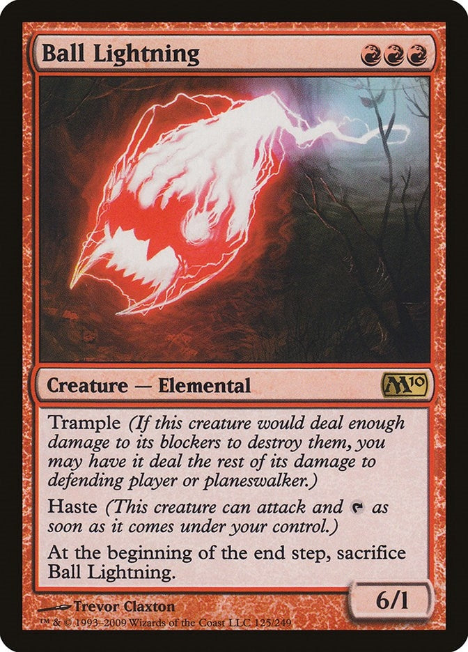 Image for Ball Lightning (125) (M10) - Magic: The Gathering