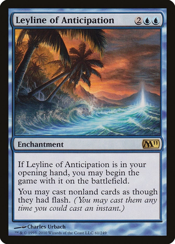 Image for Leyline of Anticipation (61) (M11) - Magic: The Gathering