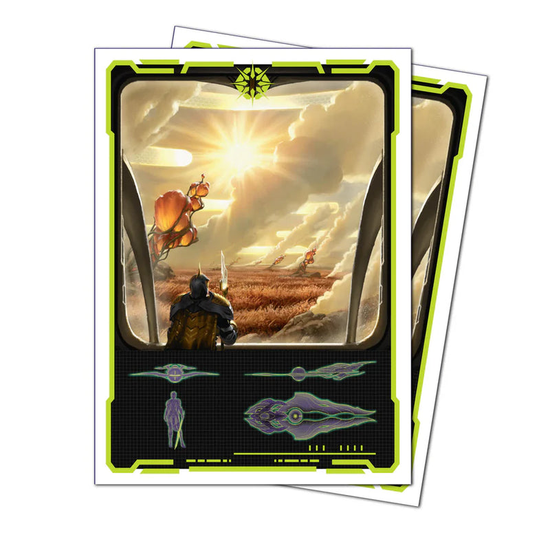Edge of Eternities Adagia, Windswept Bastion 105ct APEX Deck Protector Sleeves