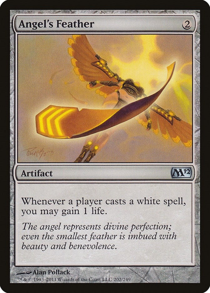Image for Angel's Feather (202) (M12) - Magic: The Gathering