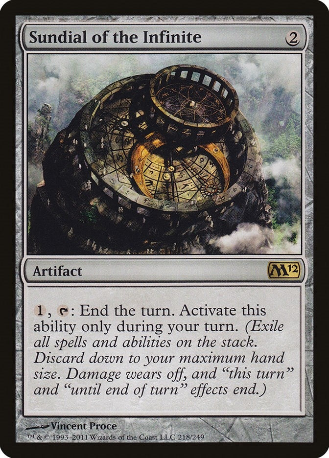 Image for Sundial of the Infinite (218) (M12) - Magic: The Gathering