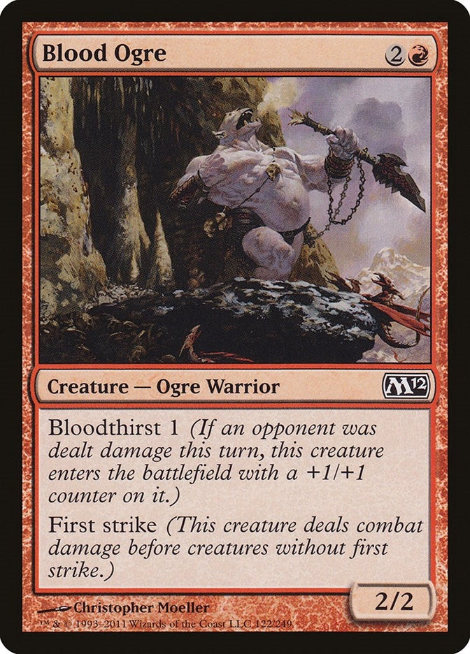Image for Blood Ogre (122) (M12) - Magic: The Gathering