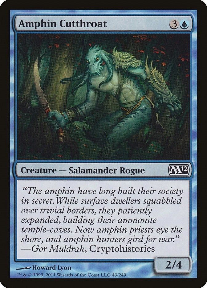 Image for Amphin Cutthroat (43) (M12) - Magic: The Gathering