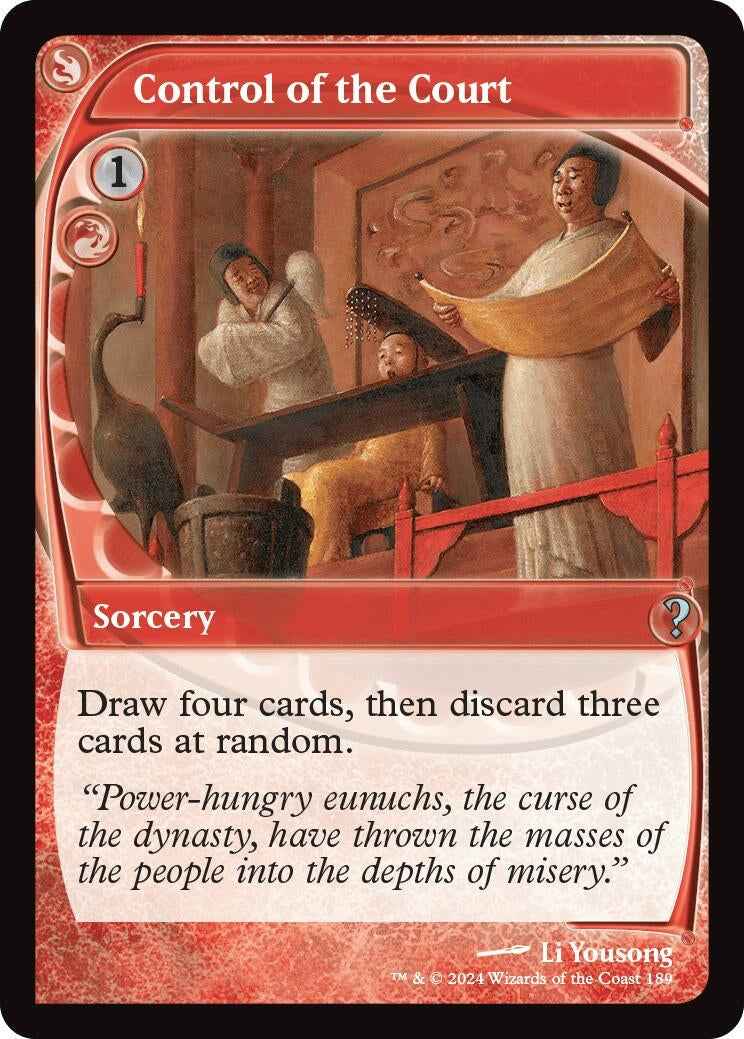 Image for Control of the Court (Future Sight) (189) (MB2) - Magic: The Gathering