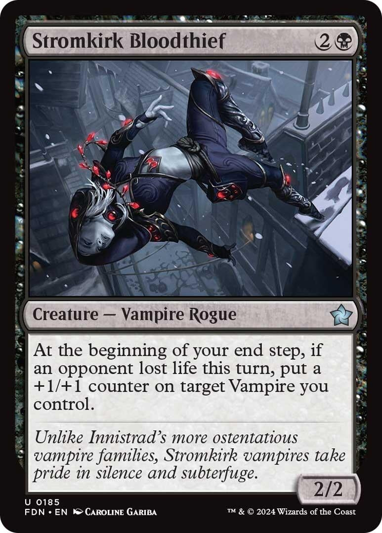 Image for Stromkirk Bloodthief (185) (FDN) - Magic: The Gathering