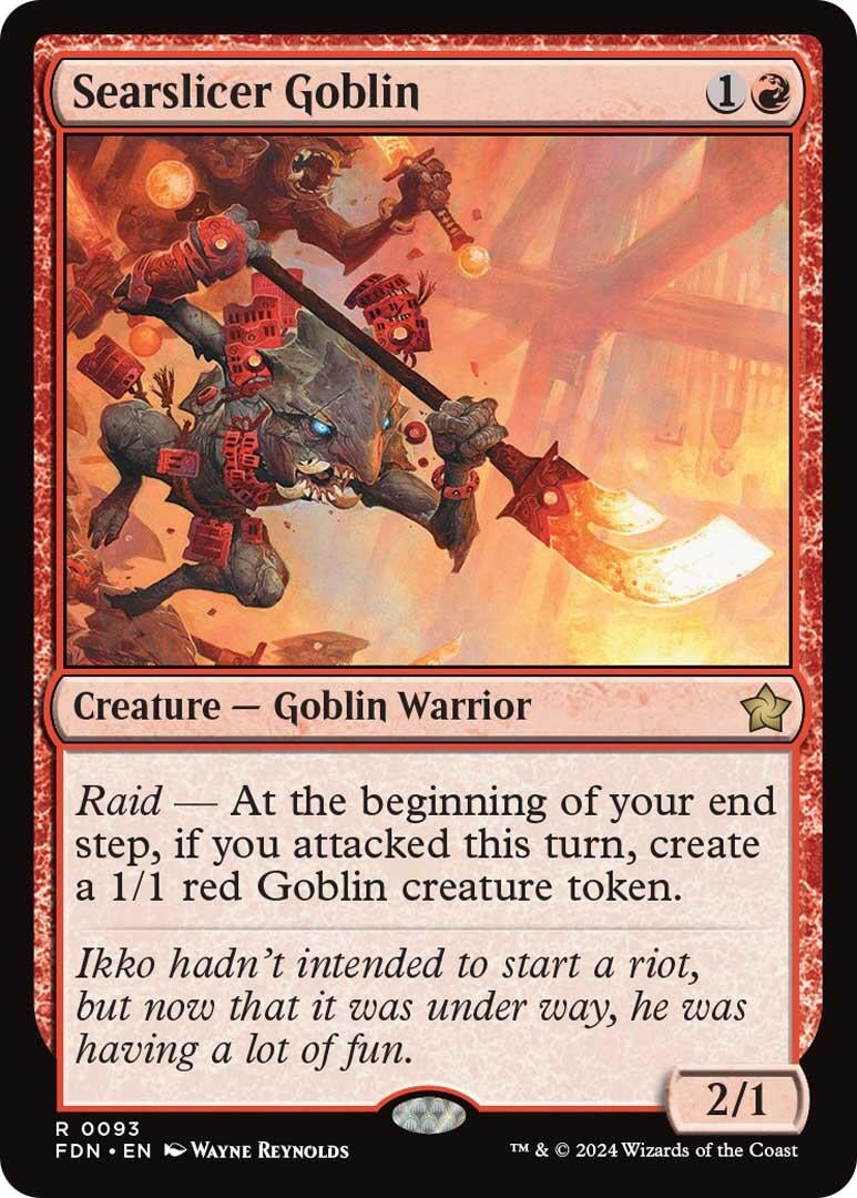 Image for Searslicer Goblin (93) (FDN) - Magic: The Gathering