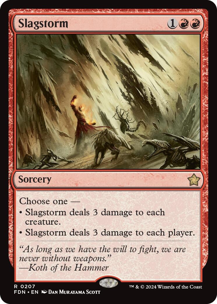 Image for Slagstorm (207) (FDN) - Magic: The Gathering
