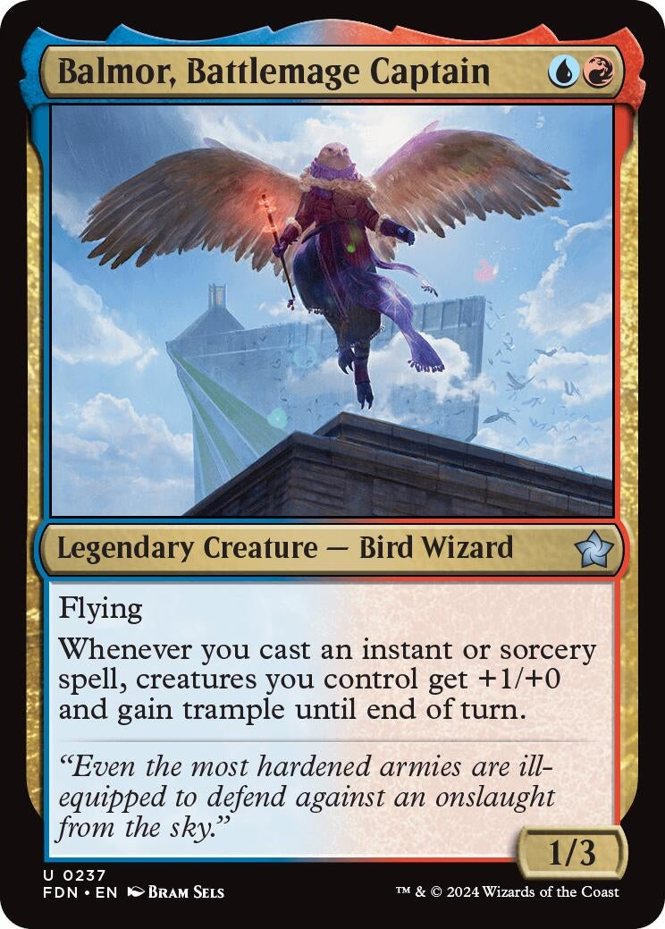 Image for Balmor, Battlemage Captain (Foundations) (237) - Magic: The Gathering