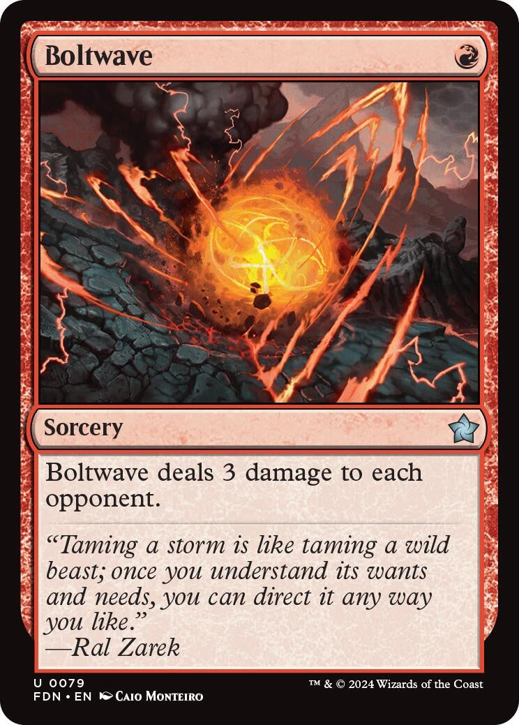 Image for Boltwave (Foundations) (79) - Magic: The Gathering