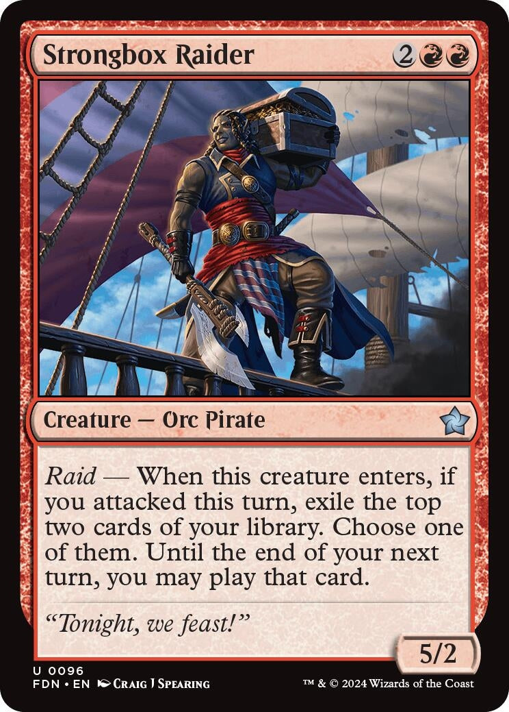Image for Strongbox Raider (96) (FDN) - Magic: The Gathering