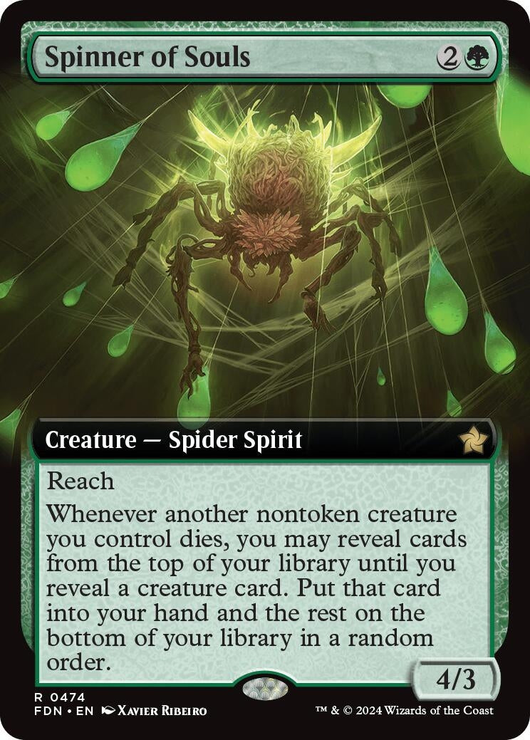 Image for Spinner of Souls (Extended Art) (474) (FDN) - Magic: The Gathering