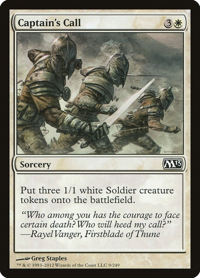 Image for Captain's Call (9) (M13) - Magic: The Gathering