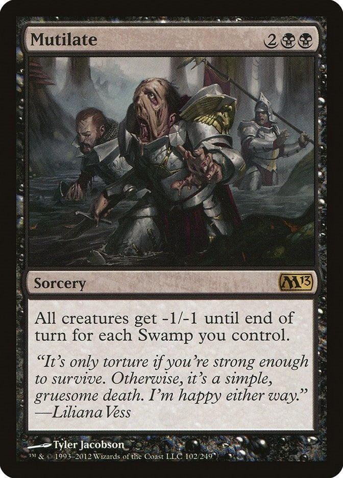 Image for Mutilate (102) (M13) - Magic: The Gathering