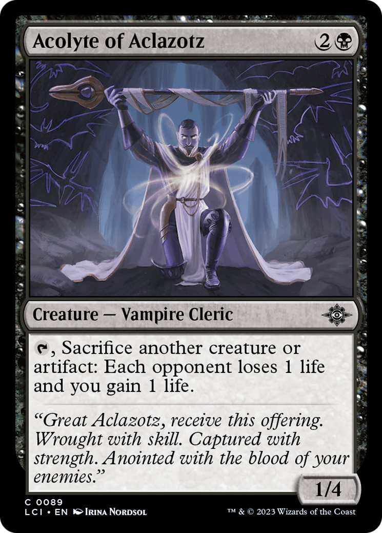Acolyte of Aclazotz (89) (LCI)
