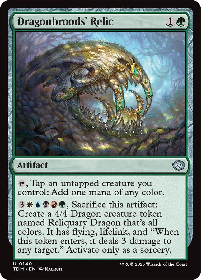 Image for Dragonbrood's Relic (140) (TDM) - Magic: The Gathering