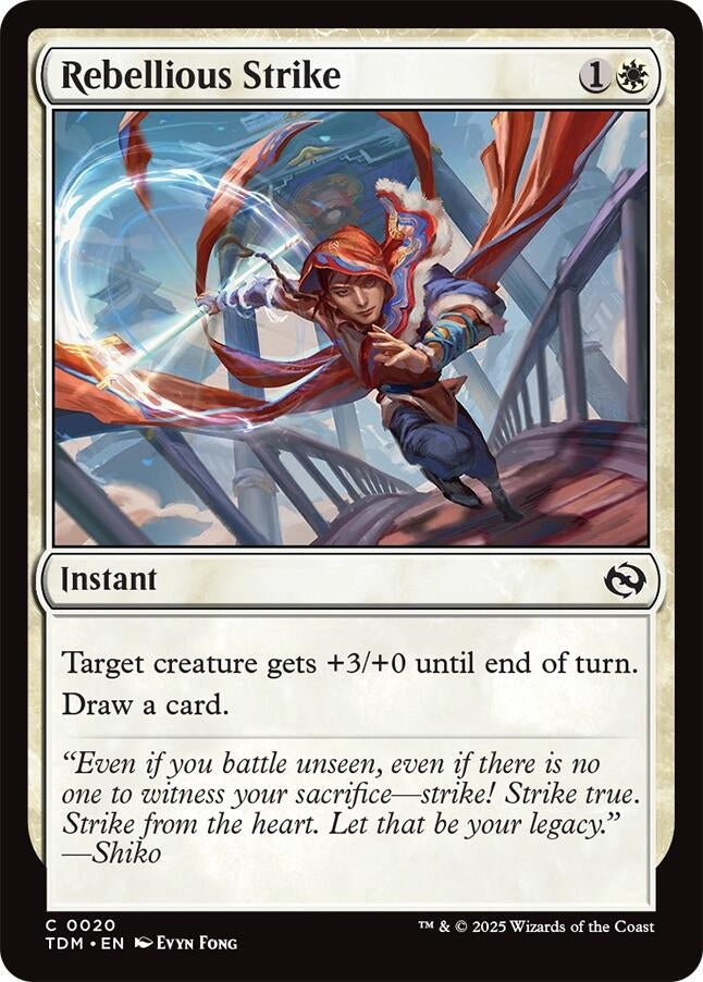 Image for Rebellious Strike (20) (TDM) - Magic: The Gathering