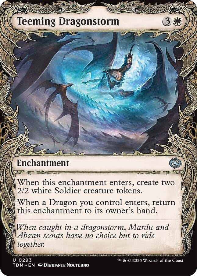 Image for Teeming Dragonstorm (Showcase) (293) (TDM) - Magic: The Gathering